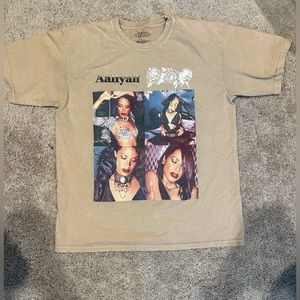 Graphic Aaliyah t shirt